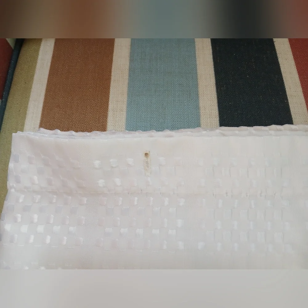 Checkered Pattern Shower Curtain - Picture 5 of 6